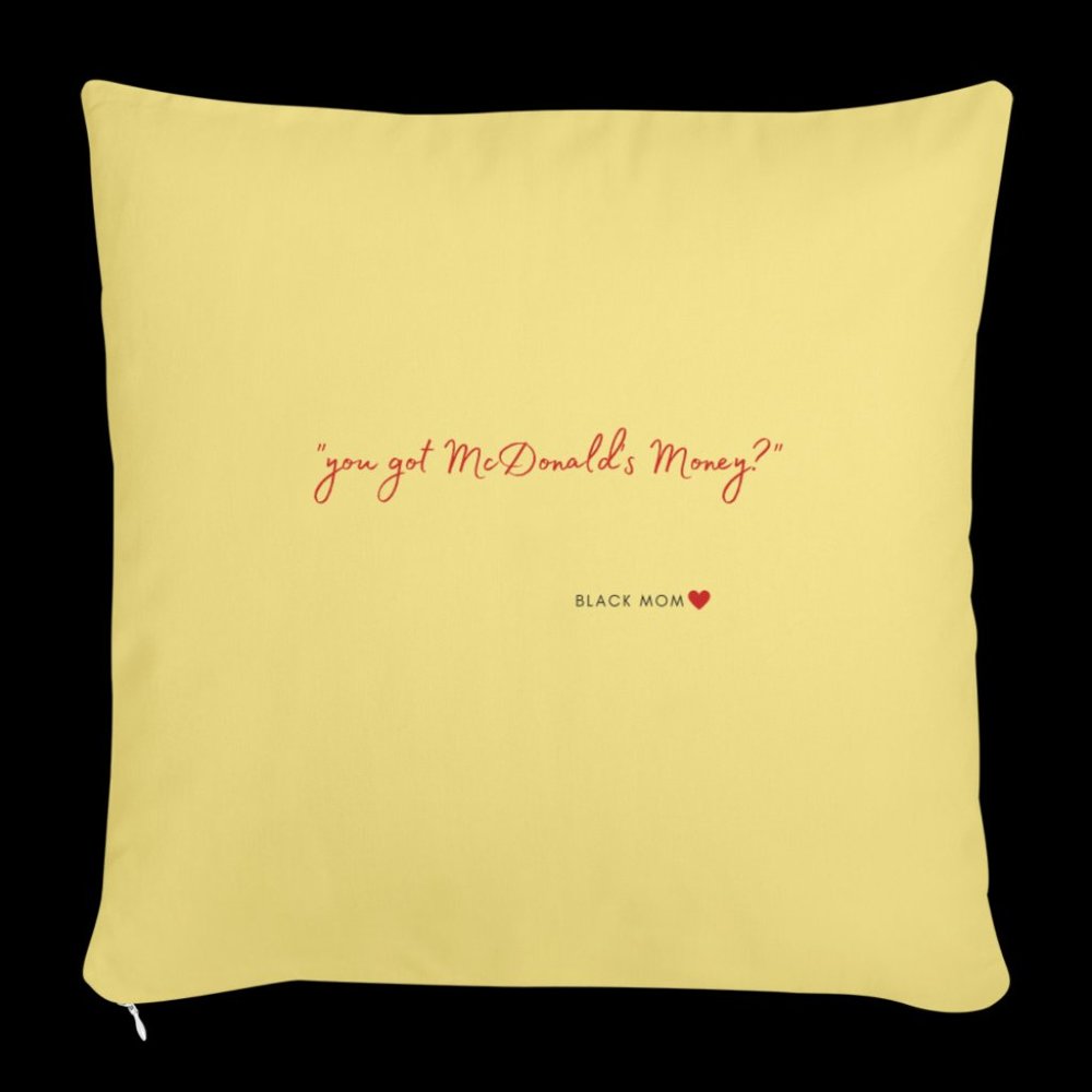 Throw Pillow Cover 18” x 18” | You Got McDonald's.
